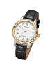 Regent Analog-Armbanduhr Regent Lederarmband schwarz mittel (ca. 32mm)