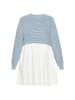 usha BLUE LABEL Women Dress in blue white