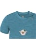 Normani Outdoor Sports Baby Merino Kurzarmbody „Tihoi" und Hose „Tutira" in Blau