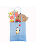 Mr. & Mrs. Panda Shopper Pinguin Luftballon mit Spruch in Sky Blue