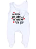 TupTam Baby Strampler Set mit Spruch in weiß