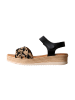 Oh! my Sandals Ledersandalen Schwarz