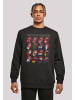 F4NT4STIC Sweatshirt The Rolling Stones Voodoo Lounge Tongues in schwarz