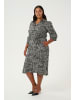 KAFFE curve Kleid KCshana Regular fit in Black/Turtledove Graphic Dot