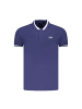 cavalli CLASS Blaues Baumwoll-Polohemd