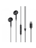 XO XO Kabelgebundene In-Ear-Kopfhörer 1,2m in Schwarz in Schwarz
