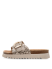 Tamaris Plateau Pantoletten in Beige