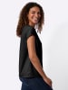 WITT WEIDEN Shirt in schwarz + ecru