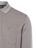 Ragman Langarm-Poloshirt - bügelleicht in grau - 0018