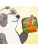 Mr. & Mrs. Panda Glasuntersetzer Fuchs Gitarre Design ohne Spruch in Weiß