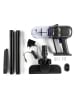 Clean Maxx Akku-Hand- & Bodenstaubsauger 14,8V grau/lila Transparent