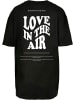Merchcode Shirt "Ladies Love In The Air Oversized Boyfriend Tee" in Schwarz