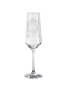 Mr. & Mrs. Panda Champagnerglas Vogel Haus ohne Spruch in Transparent