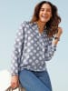 WITT WEIDEN Druck-Bluse in taubenblau-bedruckt