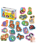 MAGNIKON Steckpuzzle Tiermuster 32 Teile 16 Puzzles