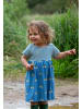 Little Green Radicals Easy Peasy Summer Dress in Blue