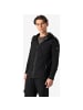 super.natural M ALPINE ACTIVE ZIP HOODIE in Schwarz