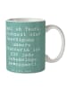 Mr. & Mrs. Panda Tasse Spruch Pfarrerin Immer Da mit Spruch in Meeresbrise