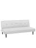 Beliani 3-Sitzer Sofa VISBY in Grau/Schwarz - (W) 180 x (H) 80 x (L) 92 cm