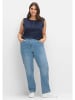 sheego Gerade Jeans in blue Denim