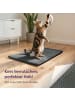 Knupis Selbstheizende Hundedecke 90x60cm – Große Wärmematte Grau