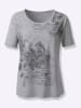 WITT WEIDEN Shirt in hellgrau-steingrau-bedruckt