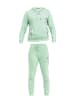 Tom Barron Freizeitanzug Tom Barron Line Pattern Sweatshirt Hoddie And Pant Set in mint