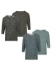 ONLY Langarmshirt ONLGLAMOUR - 4er Pack in Mehrfarbig