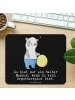 Mr. & Mrs. Panda Mouse Pad Ergotherapeut Herz mit Spruch in Schwarz
