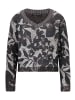 Betty Barclay Grobstrick-Pullover mit Pailletten in Beige/Braun