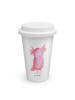 Mr. & Mrs. Panda Coffee To Go Becher Axolotl Glücklich ohne Spruch in Weiß
