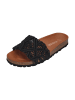 Verbenas Pantoletten Raga KNOTS in schwarz