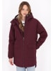 DreiMaster Women Anorak in burgundy