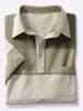WITT WEIDEN Kurzarm-Poloshirt in beige-oliv