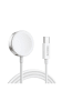 COFI 1453 Magnetisches Ladekabel für I-Watch mit USB Anschluss 1m in Weiß