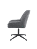 DUBI Möbel 2er-Set: Bürostuhl Mika-Yara in Grau - (B)60 x (H)85 x  (T)68 cm