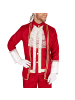 tectake Schicke, bequeme Hose, rot/weiß