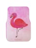 Mr. & Mrs. Panda Fahrer Autofußmatte Flamingo Classic ohne Spruch in Aquarell Pink