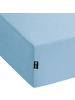 Beliani Bettlaken HOFUF in Blau - (W) 180 x (H) 25 x (L) 200 cm
