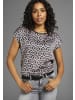 Laura Scott Shirtbluse in schwarz-rosa-gemustert