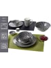 Ritzenhoff & Breker 4er Set Dessertteller Takeo Circles ø 21,5 cm in schwarz-weiß