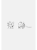Ethische Diamanten Ohrringe aus 375 Weißgold mit Lab Grown Diamant