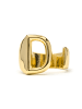 Luxenter ring with 18-K yellow gold finish - Alphabet