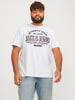 JACK & JONES PLUS T-shirt in White