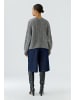 Oui Strickjacke in steel grey