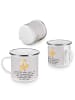 Mr. & Mrs. Panda Kaffeebecher Laufen Lebensstil mit Spruch in Grau Pastell