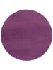 Snapstyle Velours-Teppich Joy Rund in lila