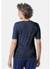 GOLDNER T-Shirt mit Ausbrenneroptik in marine