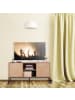 relaxdays TV Lowboard in Hellbraun/ Schwarz - (B)120 x (H)60 x (T)38 cm