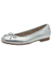 Tamaris WIDE FIT Ballerina in SILVER